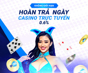 Hoàn trả  ngày Casino trực tuyến 0.6%