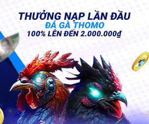 Thưởng Nạp Lần Đầu Đá gà Thomo 100% lên đến 2.000.000 ₫