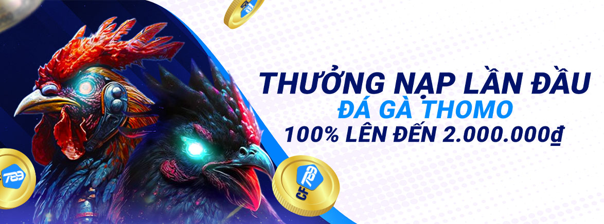 Thưởng Nạp Lần Đầu Đá gà Thomo 100% lên đến 2.000.000 ₫